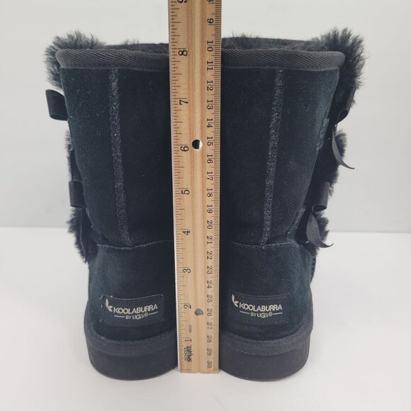 Koolaburra By UGG Victoria Women's Black Short Boots 1015874 US Size 5W - Picture 10 of 11